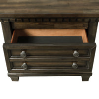 McCoy King Storage 5PC Bedroom Set with 2 Nightstands, Dresser & Chest in Charcoal