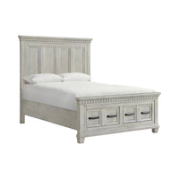 McCoy Queen Storage 4PC Bedroom Set with 2 Nightstands & Dresser in Antique White