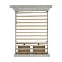 McCoy Queen Storage Bed in Antique White