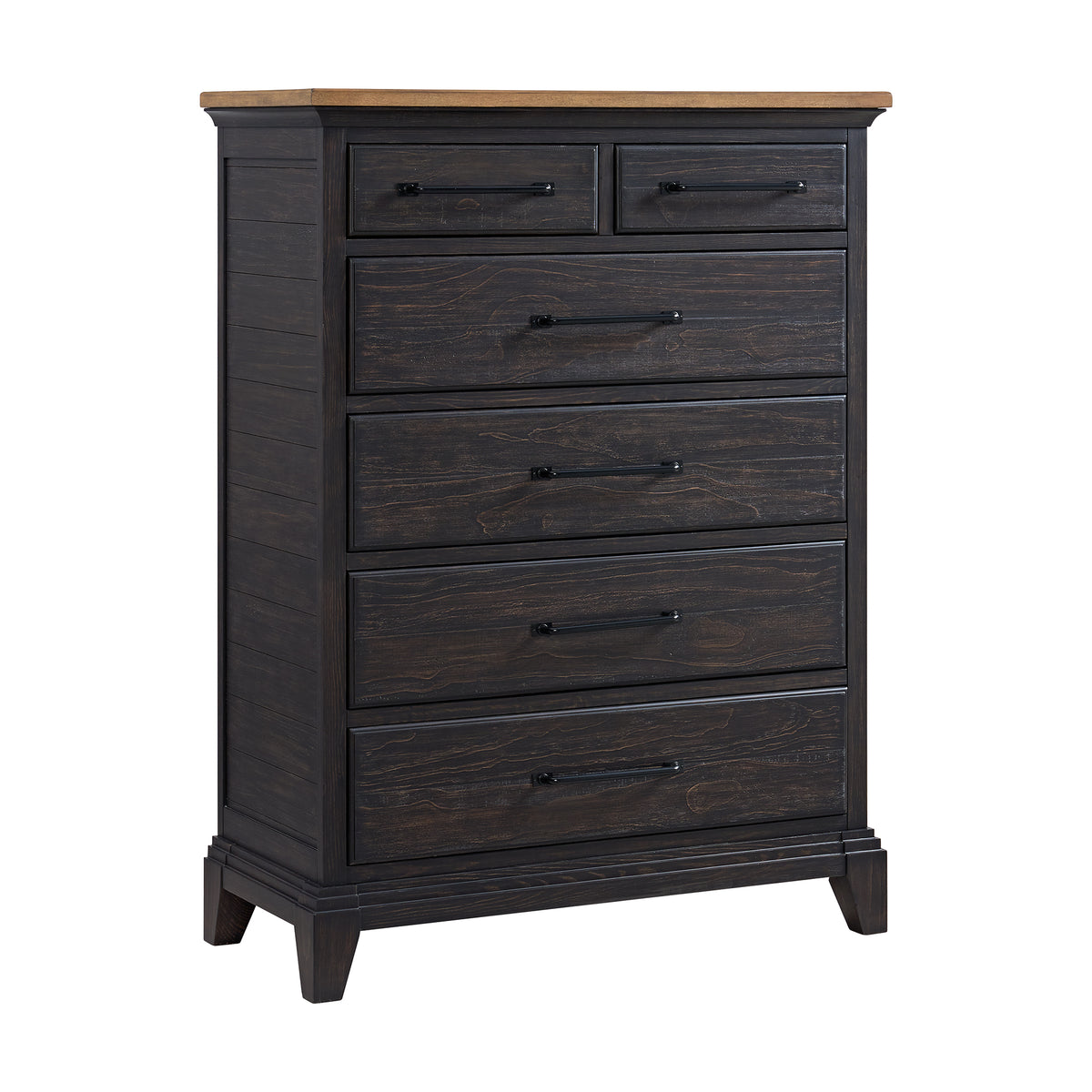 Montrose King Storage 5PC Bedroom Set in Espresso & Brown