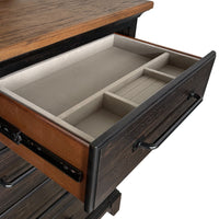 Montrose Queen Storage 3PC Bedroom Set in Espresso & Brown