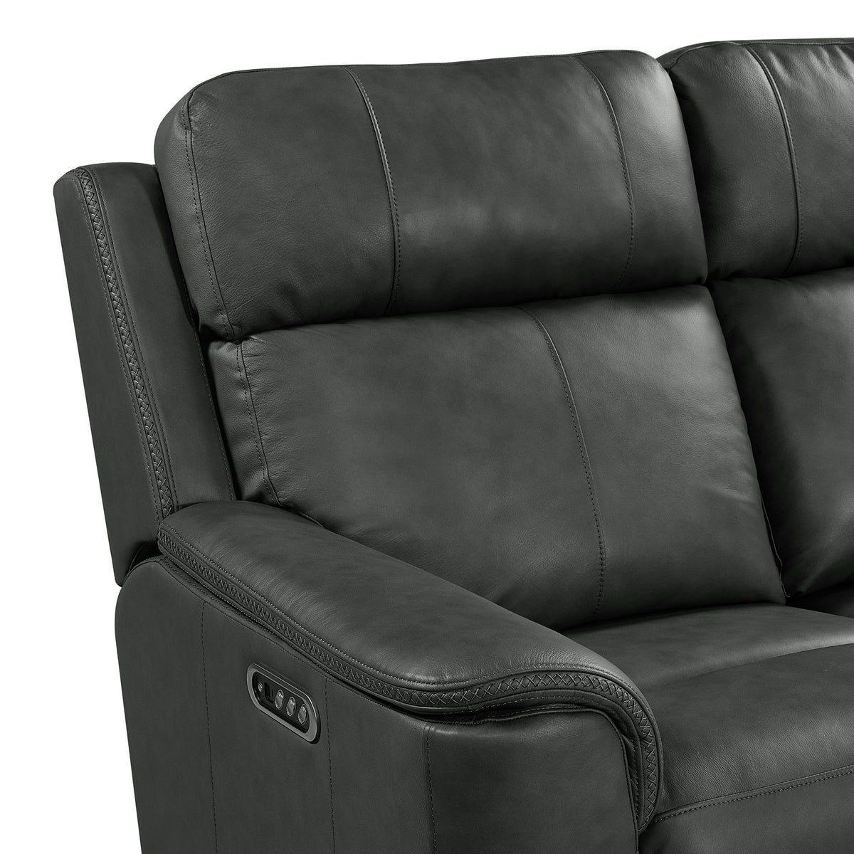 Mustang P3 Sofa with DDT, Wireless Chargerin Aline Anthracite