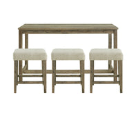 Oak Lawn Bar Table Single Pack (Table + Three Stools)