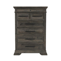 Park Ridge 6-Drawer Chest in Charcoal