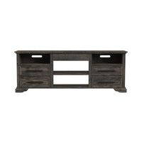 Park Ridge 71'' TV Console without Fireplace Insert in Charcoal