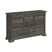 Park Ridge King 5PC Bedroom Set with 2 Nightstands, Dresser & Chest in Charcoal