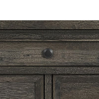 Park Ridge King Sleigh Storage 3PC Bedroom Set with 2 Nightstands in Charcoal