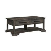 Park Ridge 2PC Occasional Table Set in Charcoal-Coffee Table & End Table