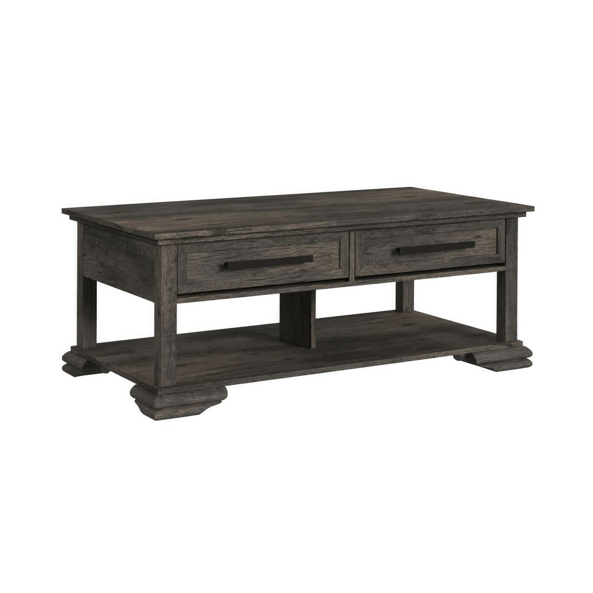 Park Ridge 3PC Occasional Table Set in Charcoal-Coffee Table & Two End Tables