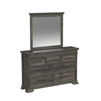 Park Ridge Queen Sleigh Storage 5PC Bedroom Set in Charcoal