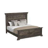 Park Ridge King Panel Bed in Charcoal