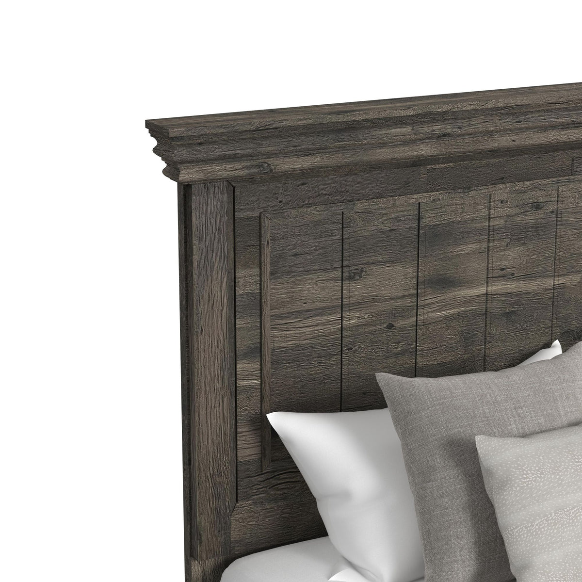 Park Ridge Queen Panel Bed in Charcoal