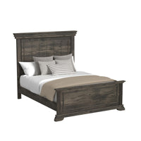Park Ridge Queen Panel Bed in Charcoal