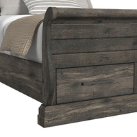 Park Ridge Queen Sleigh Storage 5PC Bedroom Set in Charcoal
