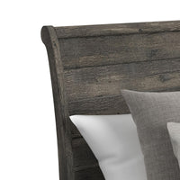 Park Ridge Queen Sleigh Storage 5PC Bedroom Set in Charcoal
