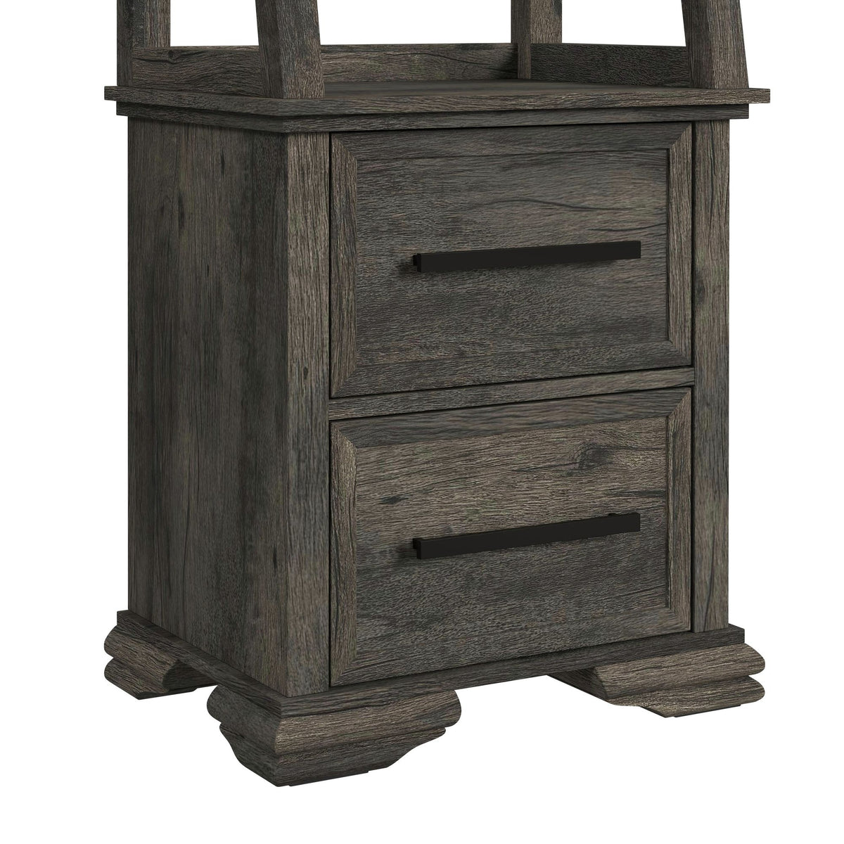 Park Ridge 3PC Entertainment Unit With 71'' TV Console in Charcoal