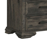 Park Ridge 82'' TV Console without Fireplace Insert in Charcoal