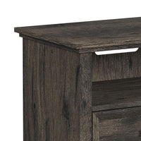 Park Ridge 3PC Entertainment Unit With 71'' TV Console in Charcoal