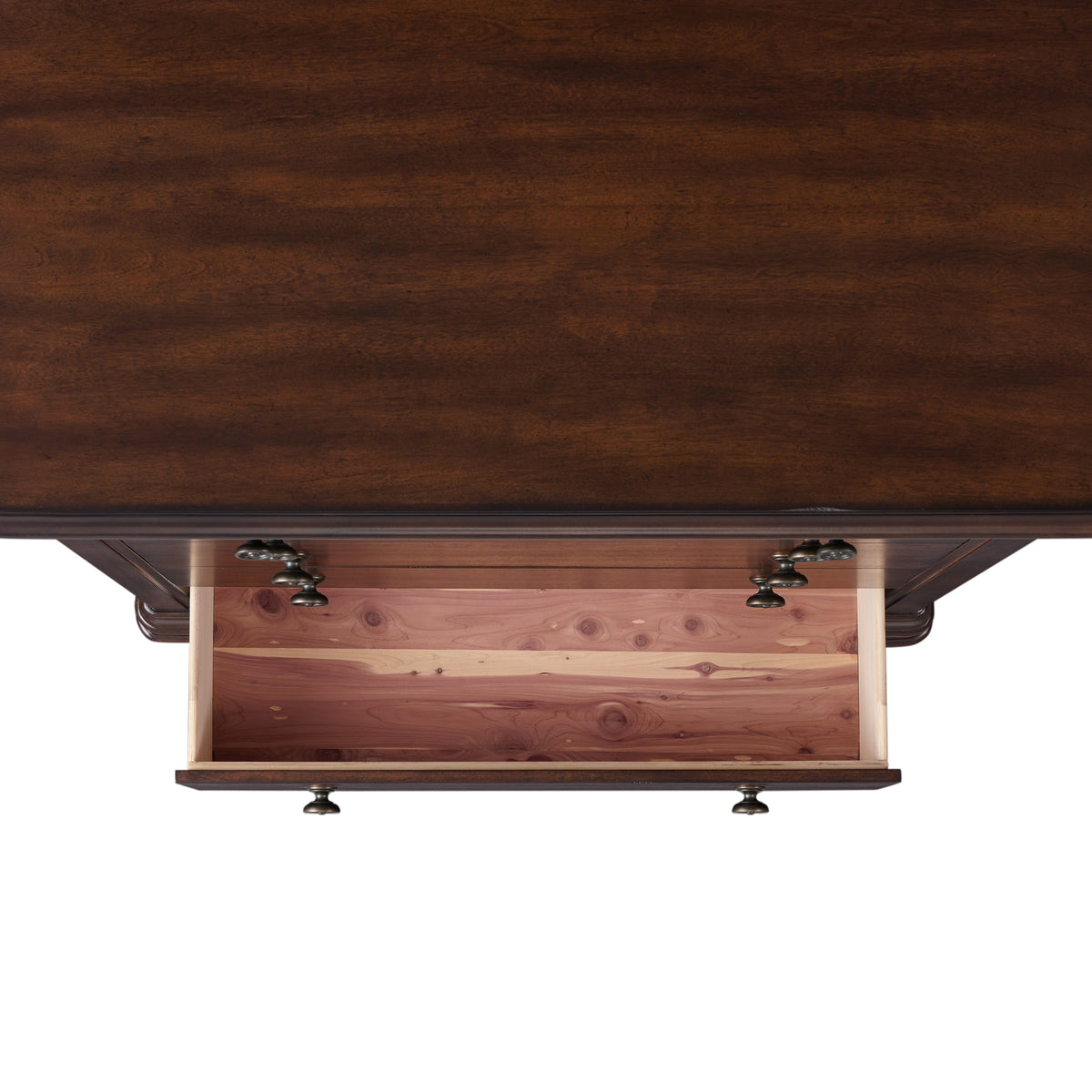 Phillipe King 4PC Bedroom Set with 2 Nightstands & Chest in Cherry