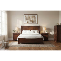 Phillipe King 4PC Bedroom Set with 2 Nightstands & Chest in Cherry