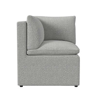 Portland UPH Corner Nook in Grey Boucle