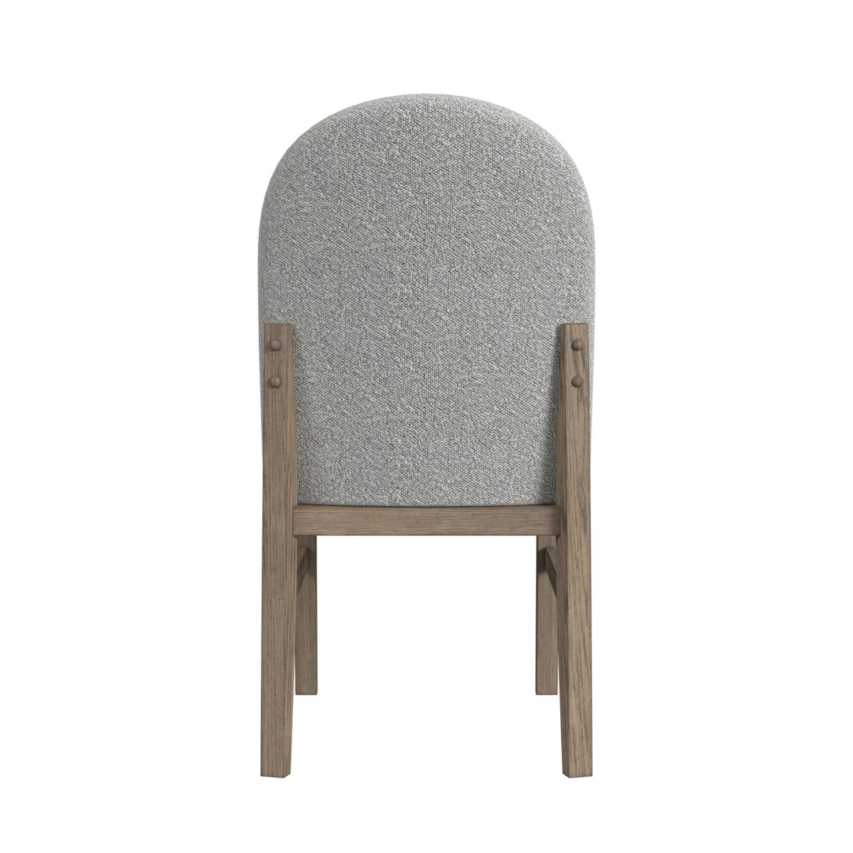 Portland Round Back Side Chair with Grey Fabric (PGY1113-4) in Grey (2 Per Carton)