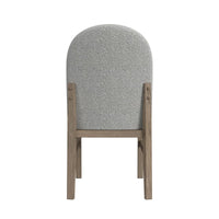 Portland Round Back Side Chair with Grey Fabric (PGY1113-4) in Grey (2 Per Carton)