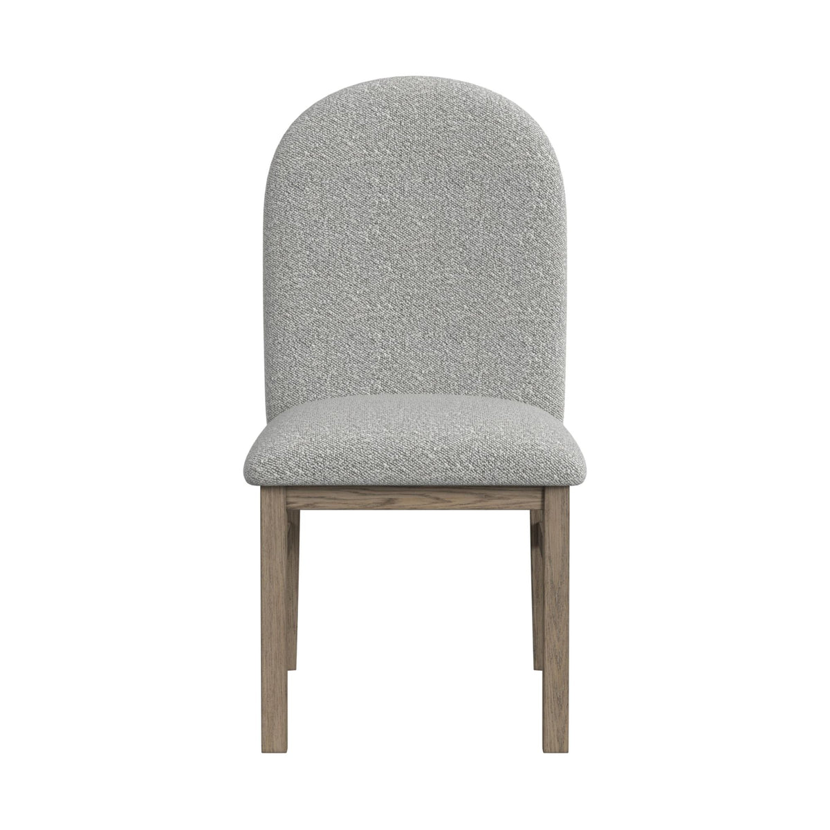 Portland Round Back Side Chair with Grey Fabric (PGY1113-4) in Grey (2 Per Carton)