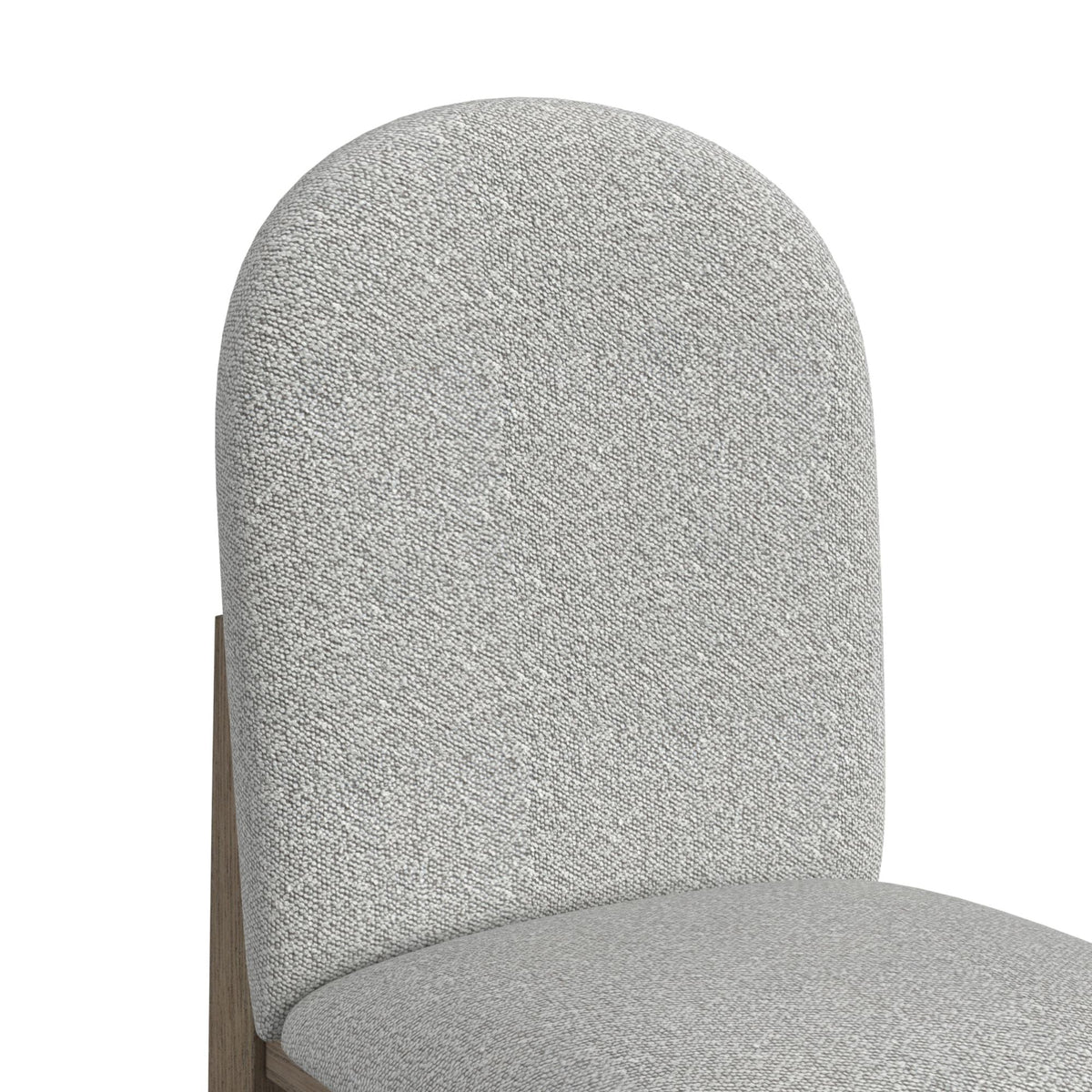 Portland Round Back Side Chair with Grey Fabric (PGY1113-4) in Grey (2 Per Carton)