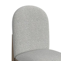 Portland Round Back Side Chair with Grey Fabric (PGY1113-4) in Grey (2 Per Carton)
