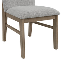 Portland Round Back Side Chair with Grey Fabric (PGY1113-4) in Grey (2 Per Carton)