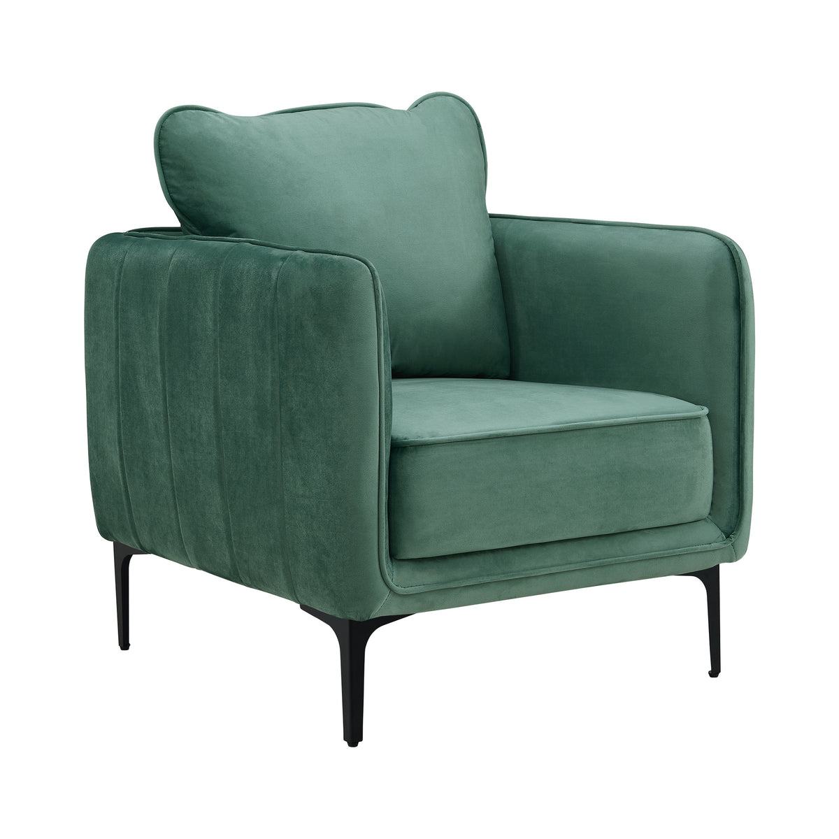 Rae Chair in Lavish 152 Green Velvet