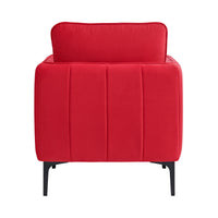 Rae Chair in Lavish 152 Red Velvet