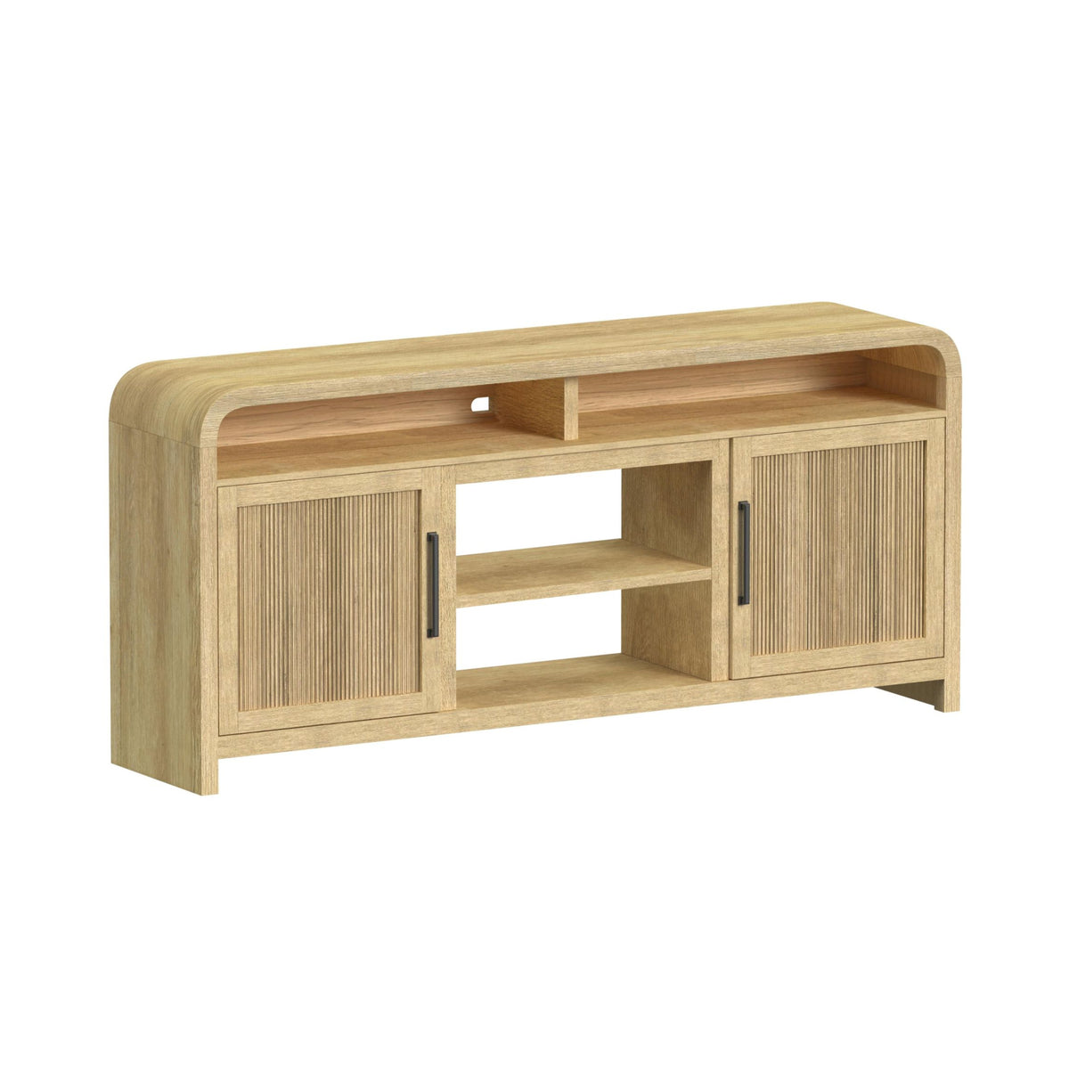 Ridgemont 3PC Entertainment Unit With 70"" TV Console in Natural