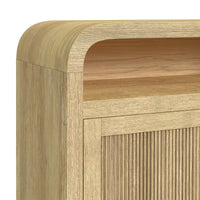 Ridgemont 3PC Entertainment Unit With 82"" TV Console in Natural