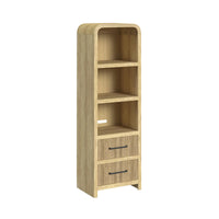 Ridgemont 3PC Entertainment Unit With 82"" TV Console in Natural