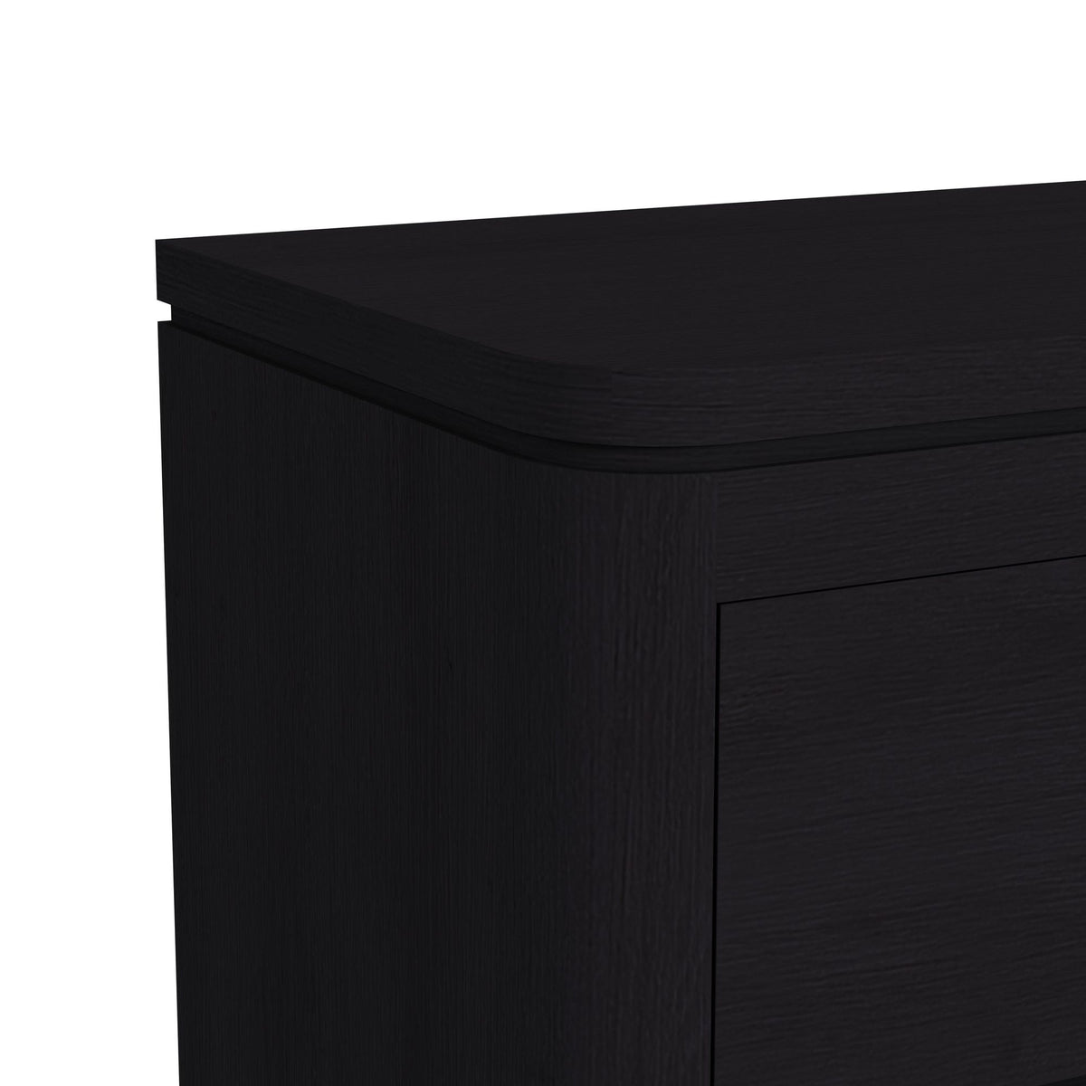 Rosalie Queen UPH 5PC Bedroom Set in Black