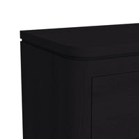 Rosalie Queen UPH 5PC Bedroom Set in Black