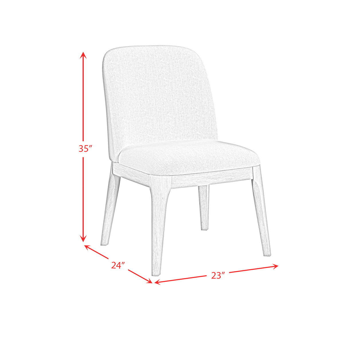 Rosalie Dining Side Chair in Black (2 Per Carton)