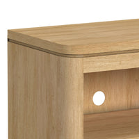 Rosalie 3PC Entertainment Unit With 71"" TV Console in Natural