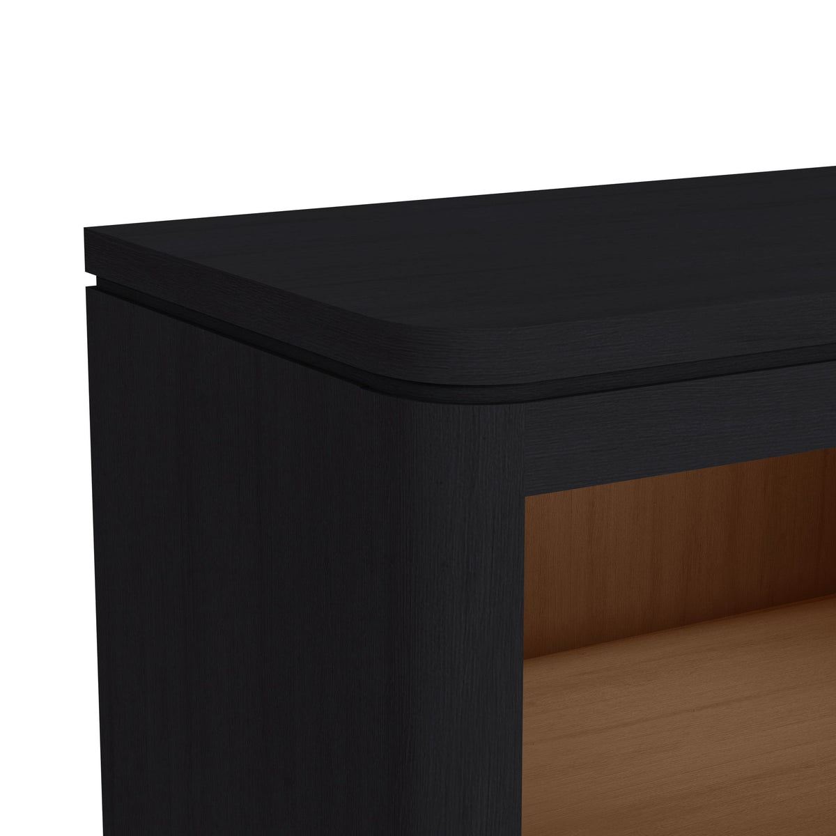 Rosalie Queen UPH 5PC Bedroom Set in Black