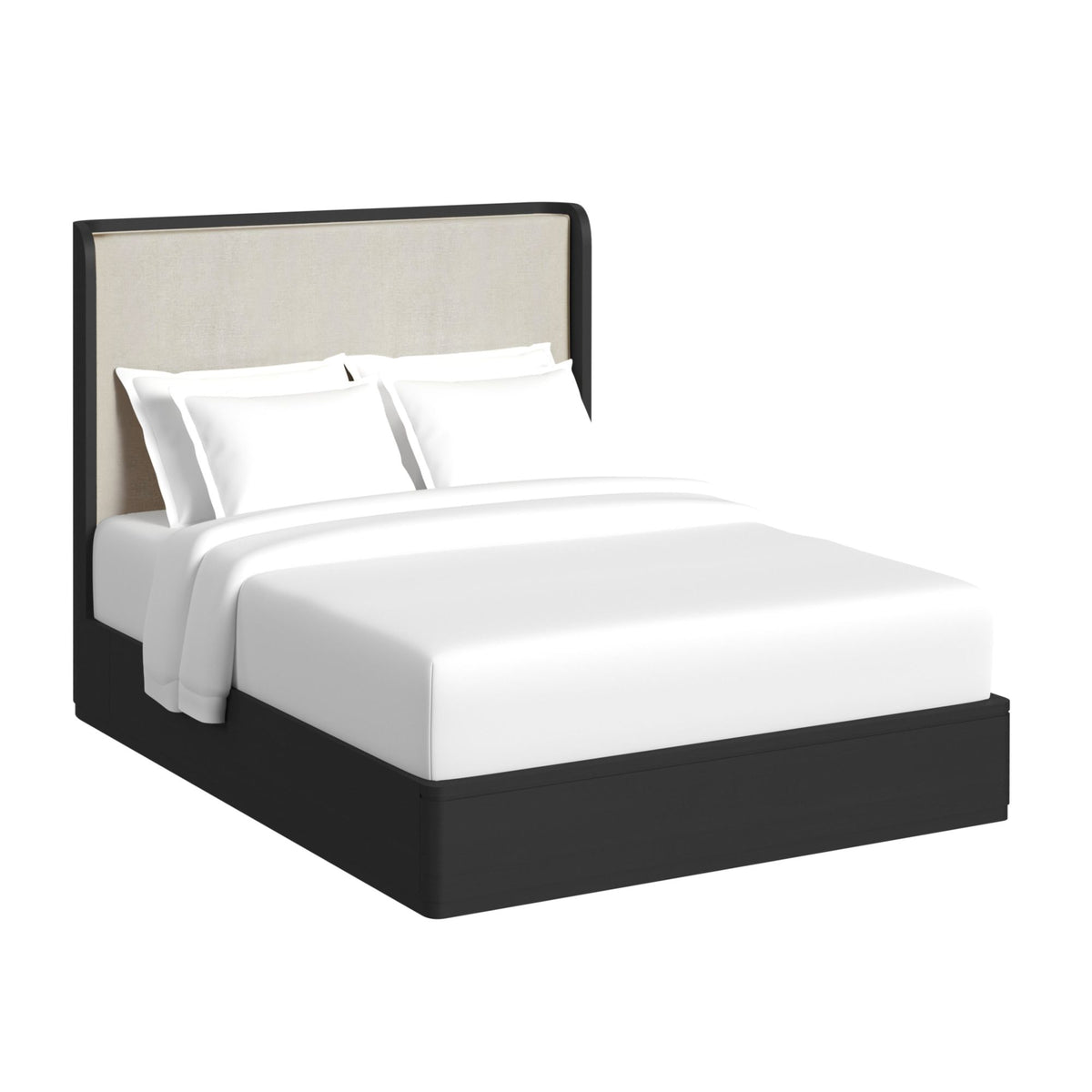 Rosalie Queen UPH Bed in Black