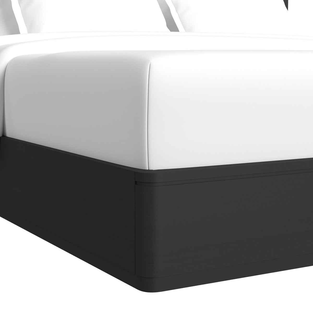 Rosalie Queen UPH 5PC Bedroom Set in Black