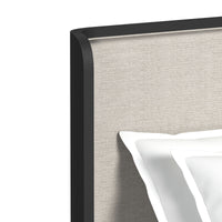 Rosalie Queen UPH Bed in Black