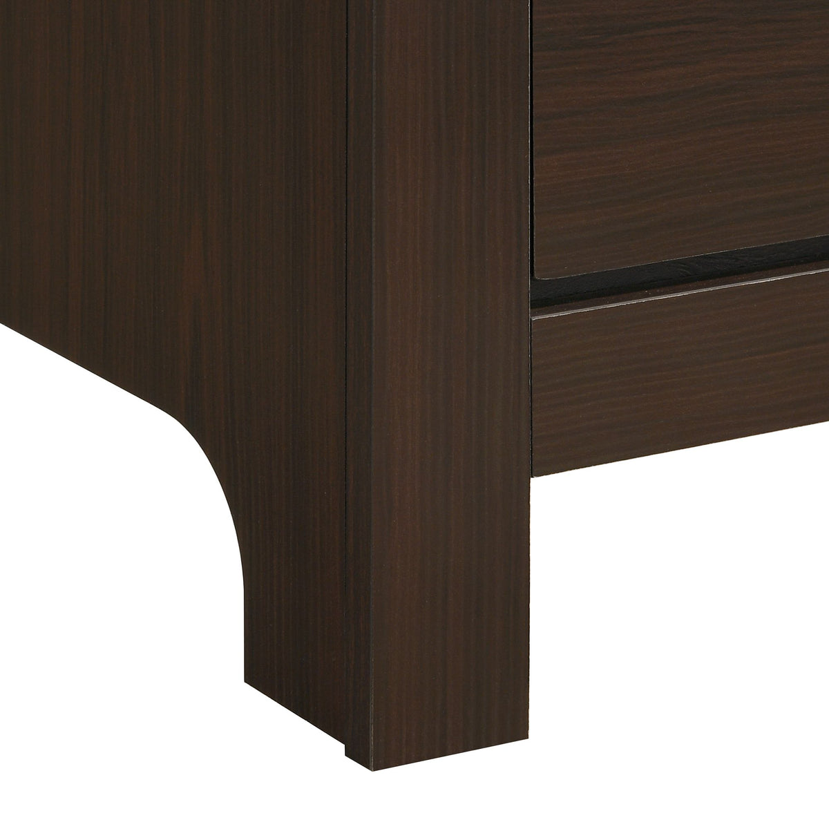 Sami Youth Dresser and Mirror Set in Espresso