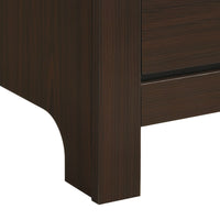 Sami Youth Dresser and Mirror Set in Espresso