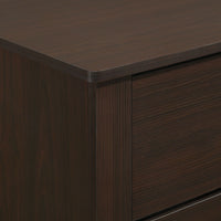 Sami Youth Dresser and Mirror Set in Espresso