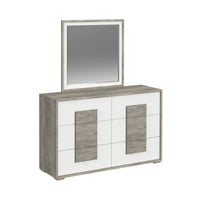 San Matteo Queen 5PC Bedroom Set with LED in Dual Tone