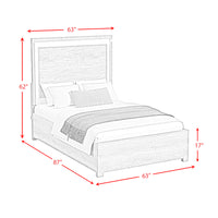 San Matteo Queen 5PC Bedroom Set with LED in Dual Tone