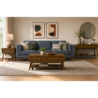 Santa Barbara 3PC Occasional Table Set in Walnut-Coffee Table, End Table & Sofa Table